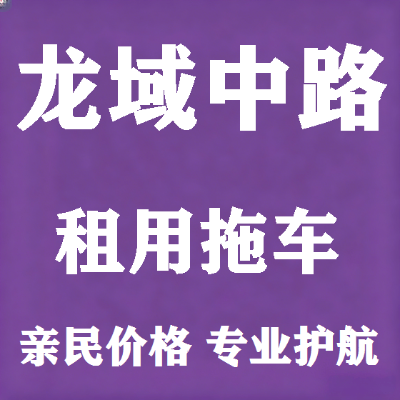 北京龙域中路拖车救援租赁图