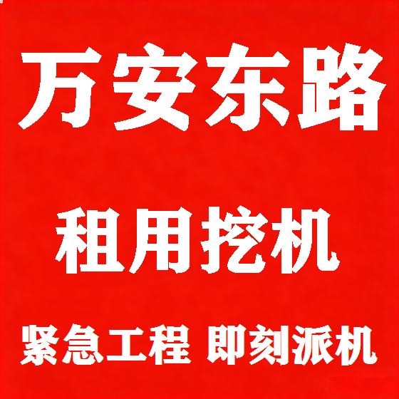 北京万安东路挖机租赁图
