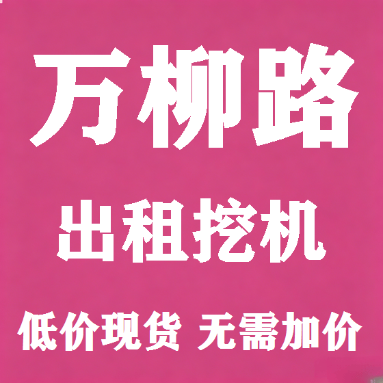 北京万柳路挖机租赁图
