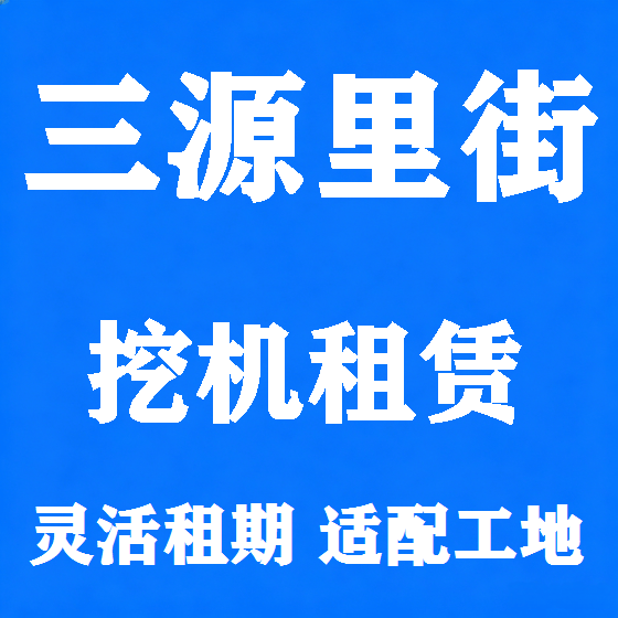 北京三源里街挖机租赁图