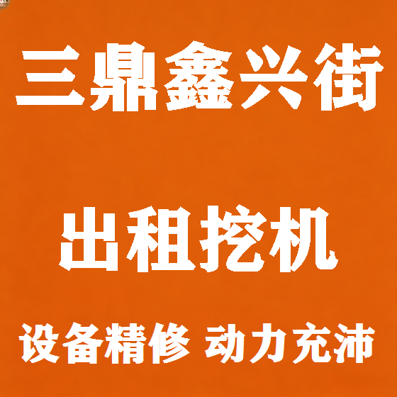 北京三鼎鑫兴街挖机租赁图