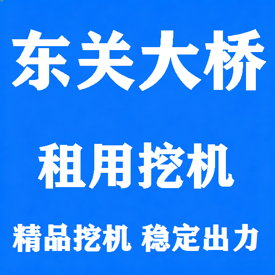 北京东关大桥挖机租赁图