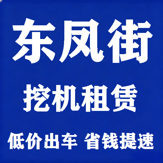 北京东凤街挖机租赁图