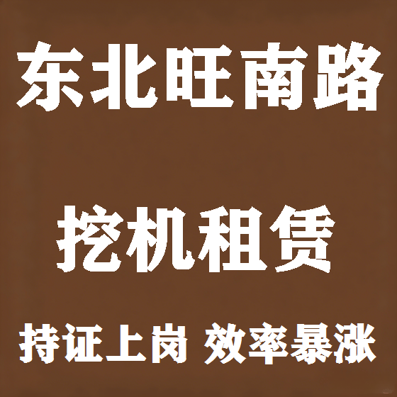 北京东北旺南路挖机租赁图