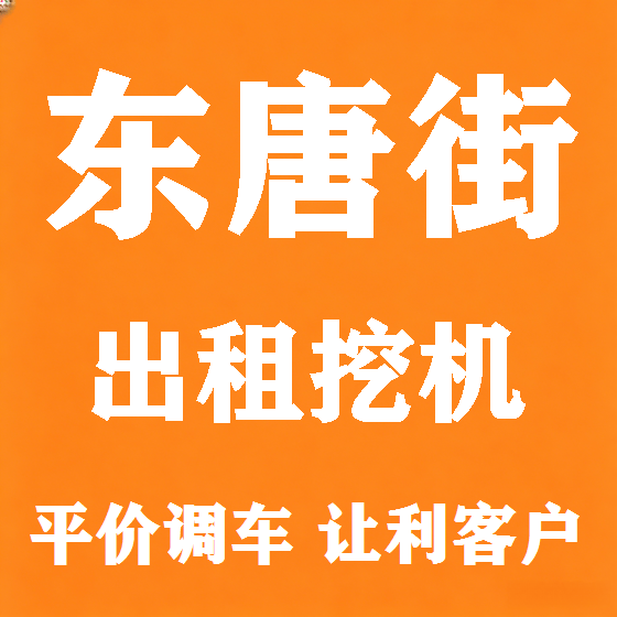 北京东唐街挖机租赁图