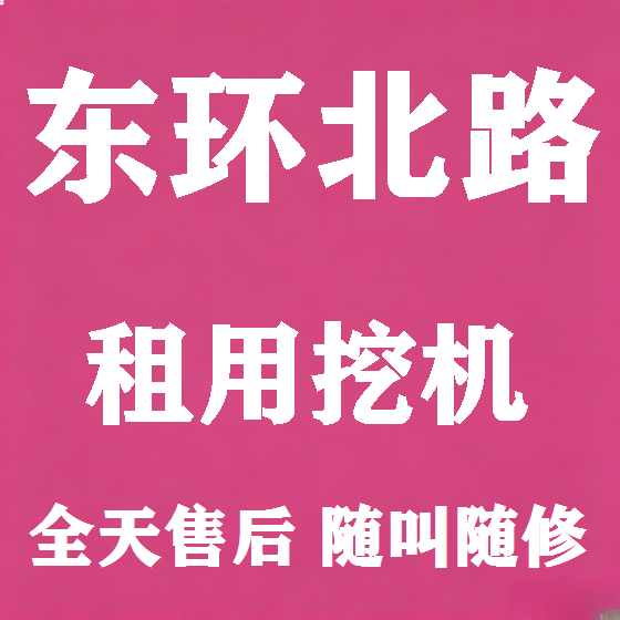 北京东环北路挖机租赁图