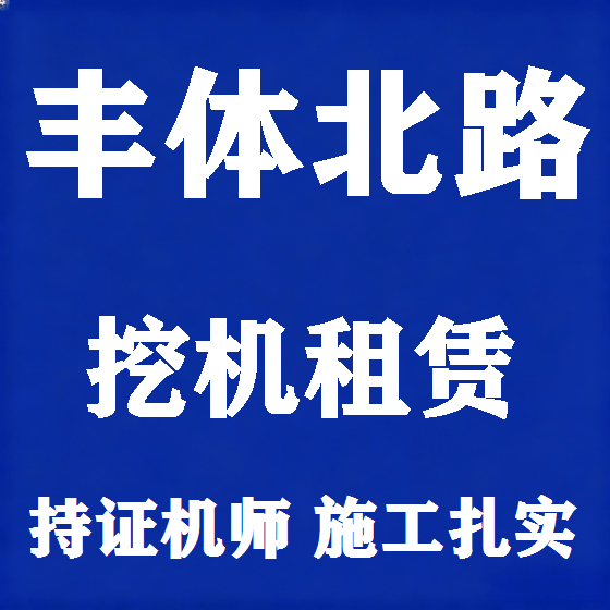 北京丰体北路挖机租赁图