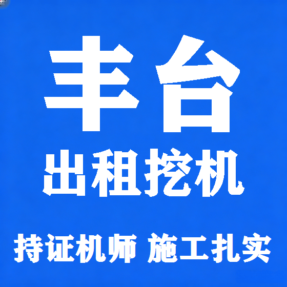 北京丰台挖机租赁图