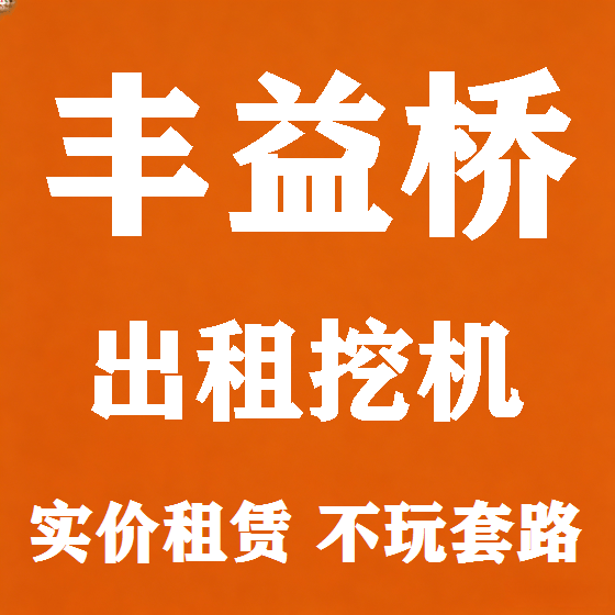 北京丰益桥挖机租赁图