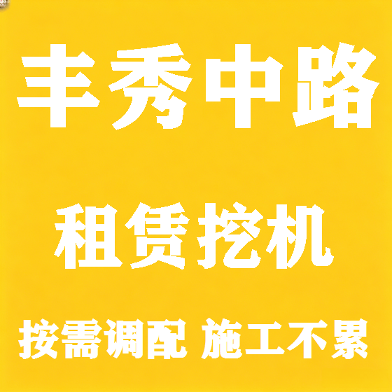 北京丰秀中路挖机租赁图