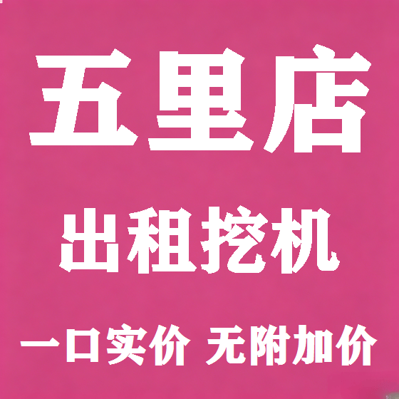 北京五里店挖机租赁图