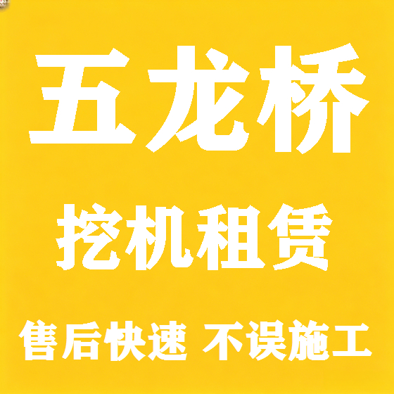 北京五龙桥挖机租赁图