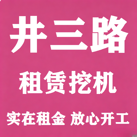 北京井三路挖机租赁图