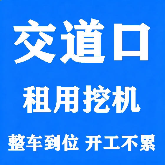 北京交道口挖机租赁图