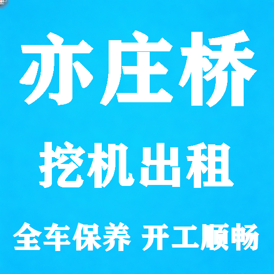 北京亦庄桥挖机租赁图