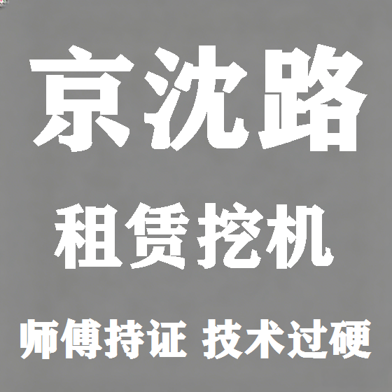 北京京沈路挖机租赁图