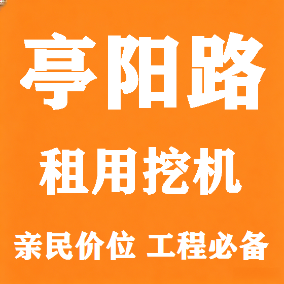 北京亭阳路挖机租赁图