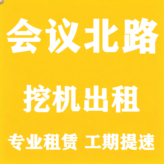 北京会议北路挖机租赁图