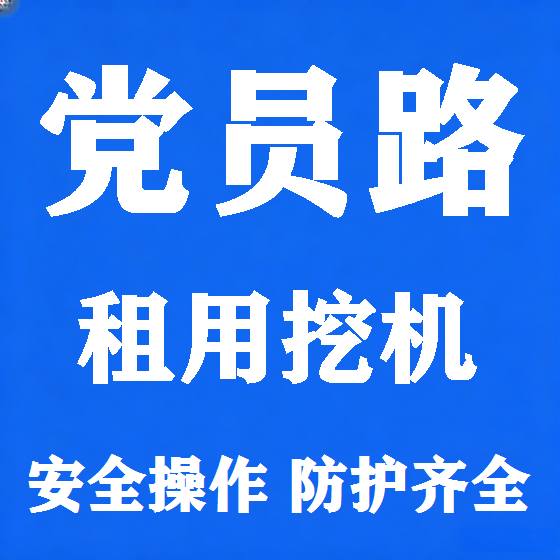 北京党员路挖机租赁图