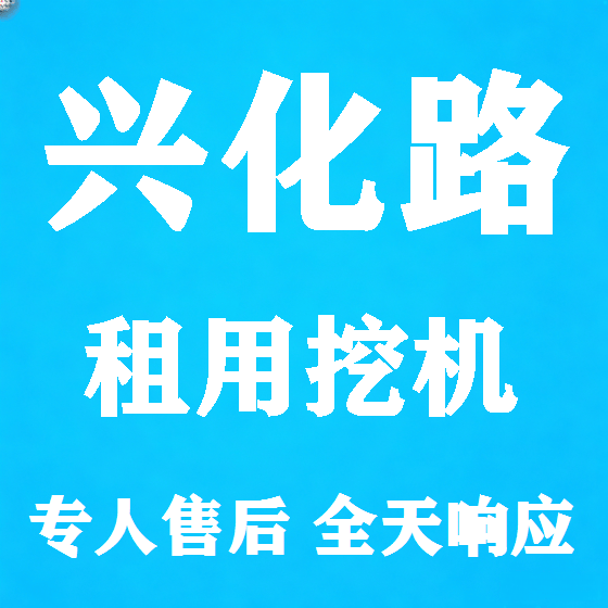 北京兴化路挖机租赁图