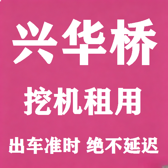 北京兴华桥挖机租赁图