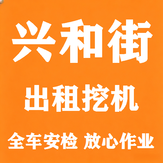 北京兴和街挖机租赁图