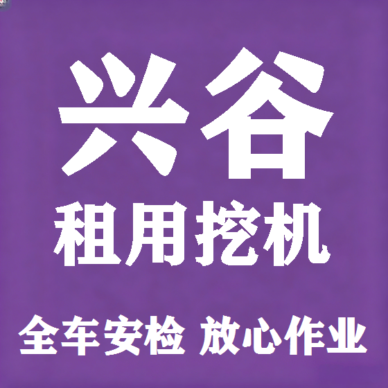 北京兴谷挖机租赁图