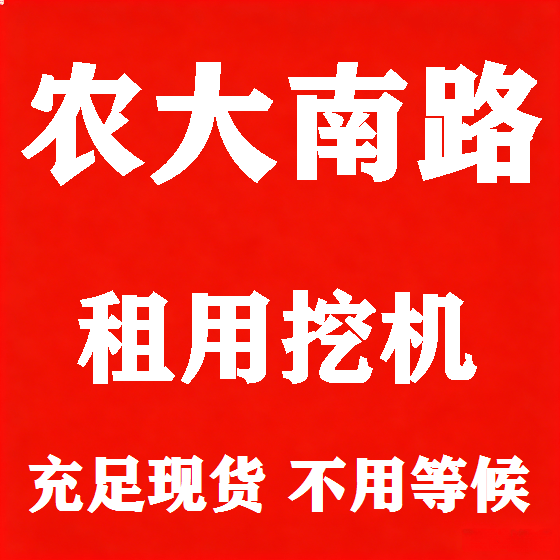 北京农大南路挖机租赁图