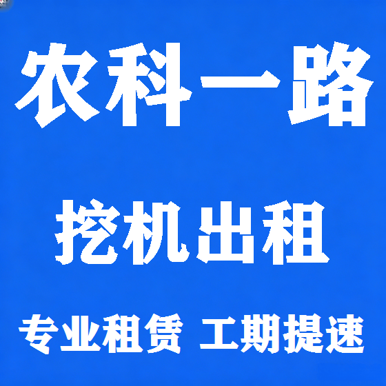 北京农科一路挖机租赁图