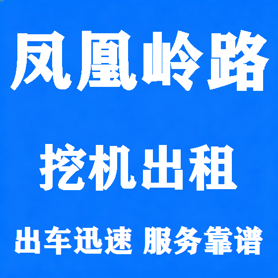 北京凤凰岭路挖机租赁图