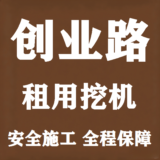 北京创业路挖机租赁图