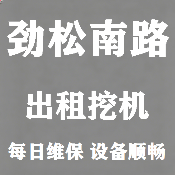 北京劲松南路挖机租赁图