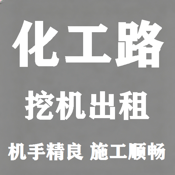 北京化工路挖机租赁图