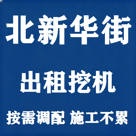北京北新华街挖机租赁图