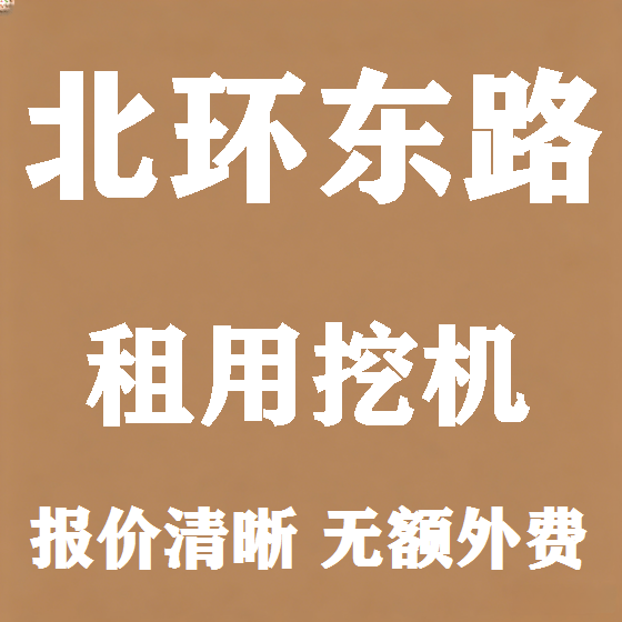 北京北环东路挖机租赁图