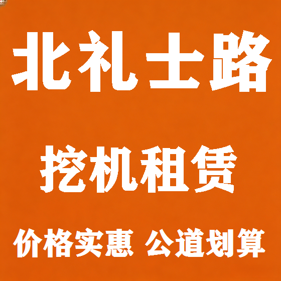 北京北礼士路挖机租赁图