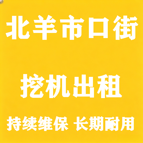 北京北羊市口街挖机租赁图