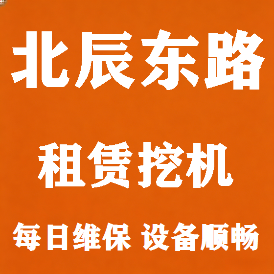 北京北辰东路挖机租赁图