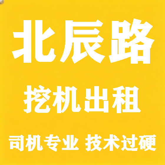 北京北辰路挖机租赁图