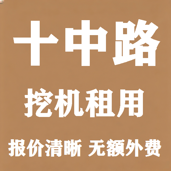 北京十中路挖机租赁图