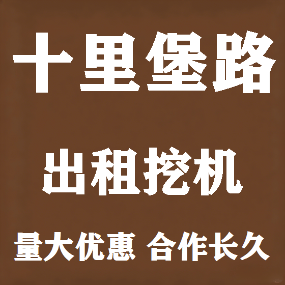 北京十里堡路挖机租赁图