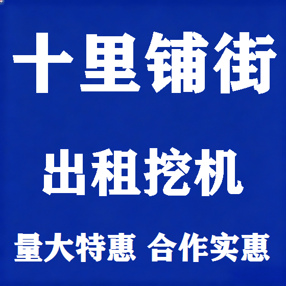 北京十里铺街挖机租赁图