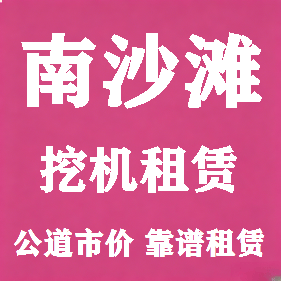 北京南沙滩挖机租赁图
