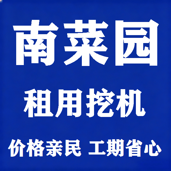 北京南菜园挖机租赁图