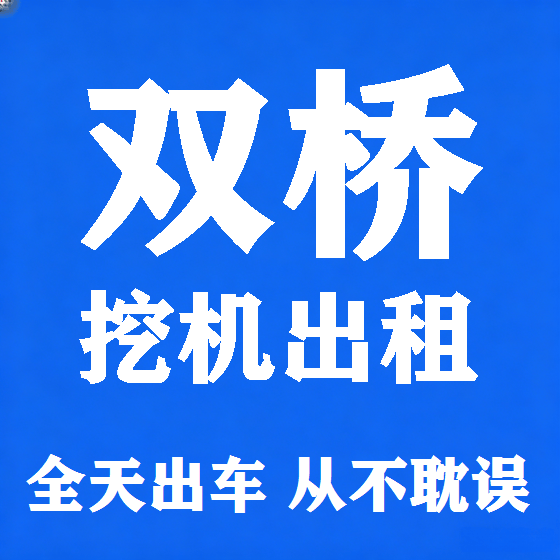 北京双桥挖机租赁图