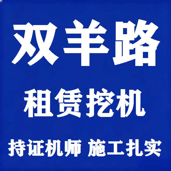 北京双羊路挖机租赁图