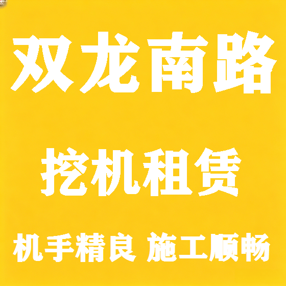 北京双龙南路挖机租赁图