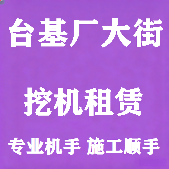 北京台基厂大街挖机租赁图