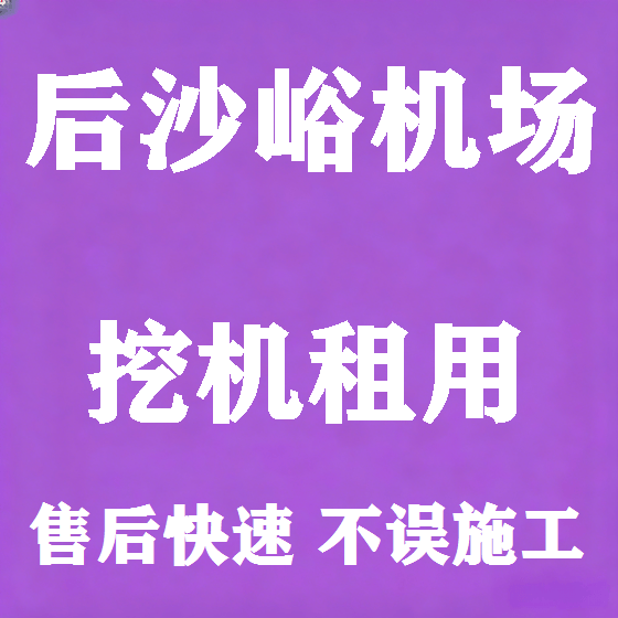 北京后沙峪机场挖机租赁图