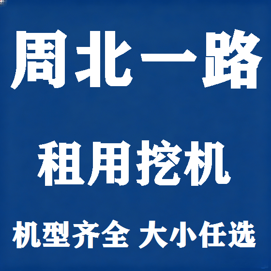 北京周北一路挖机租赁图